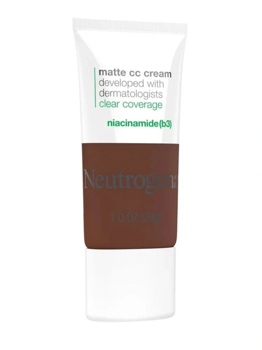 Neutrogena Clear Coverage Flawless Matte CC Cream- Sienna, NEW